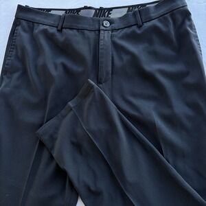 Nike Dri-FIT Mens Performance Pants 38x30 Black Stretch Golf Athletic